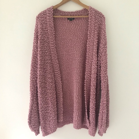 wild fable Sweaters - Wild Fable | Mauve Textured Cardigan